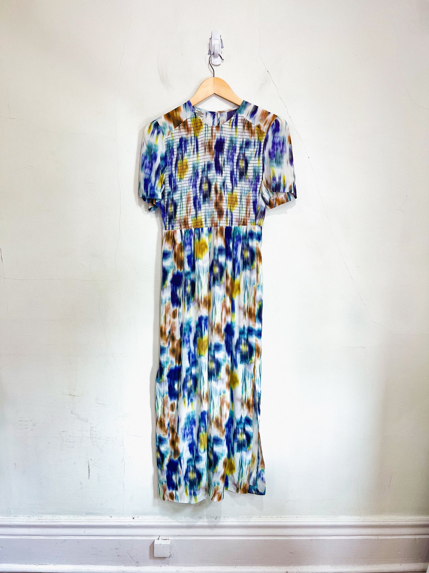 BAUM UND PFERDGARTEN "Dance Admaris Tie Dye Silk Maxi Dress" (Size M)