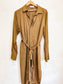 Rowan Slow Fashion "Anna Shirt Dress" in Brown (Size M)