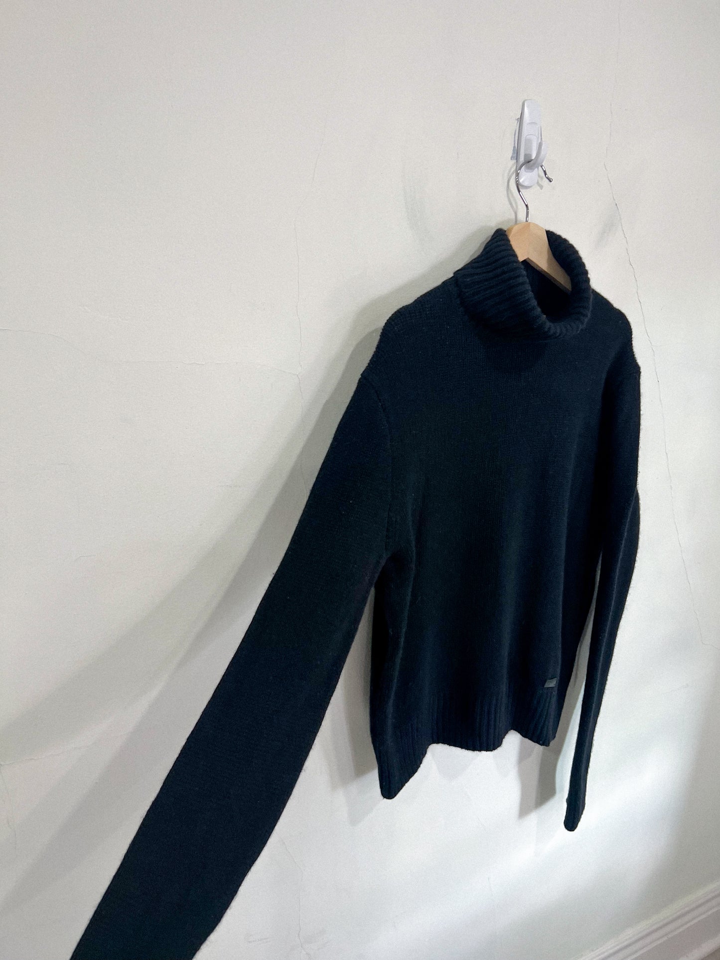 Polo Ralph Lauren Wool & Cashmere Turtleneck Sweater in Black (Size M)