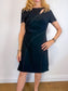 Judith & Charles Canadian Designer Mini Dress in Black (Size S/M)