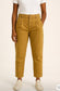 Sezane Cotton Pants in Brown (Size M/L)