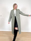 Torn by Ronny Kobo Tyra Peacoat in Moss Green (Size L)