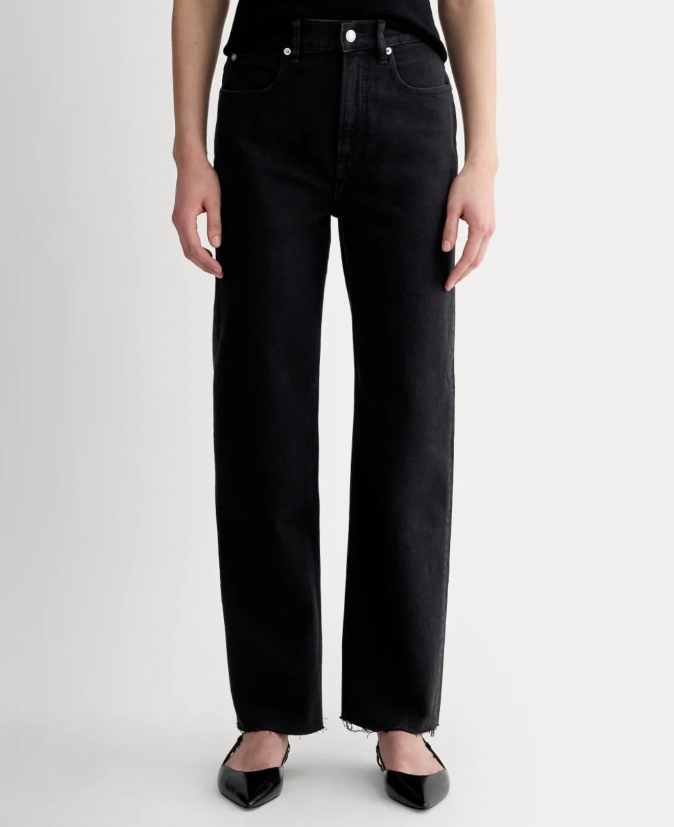 Everlane "The Way High Jean in Black" (Size 28)