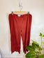 KOTN Terracotta Ribbed Loungewear Pants (Size XXL)