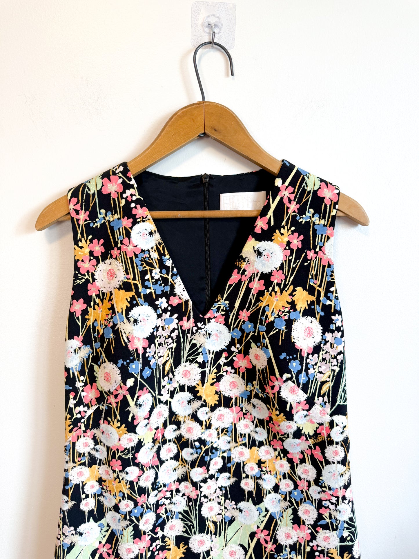 Peter Pilotto "Cady Dress V-Stam Floral Shift Dress" (Size L)