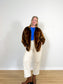ALO Yoga "Ribbed Velour Mountain Side Shacket in Brow" (Size M/L)