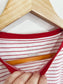 Everlane Striped T-Shirt in Red/White (Size M)