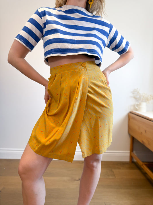 Vintage Silk Skirt (Size S/M)
