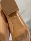 Miista Lond "Taissa Nude Leather Block Heel" (Size 37)