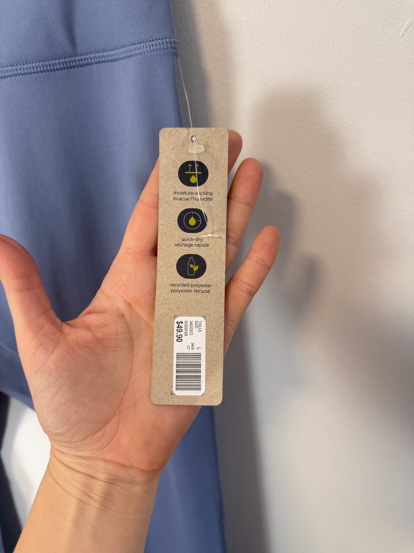 Hyba Athletic Tights in Slate Blue NWT (Size L)