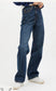 DR.DENIM "Echo Straight Jeans in Dark Canyon" (Size 28)