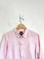 J.Crew Pink Linen Button Down (Size 12P)