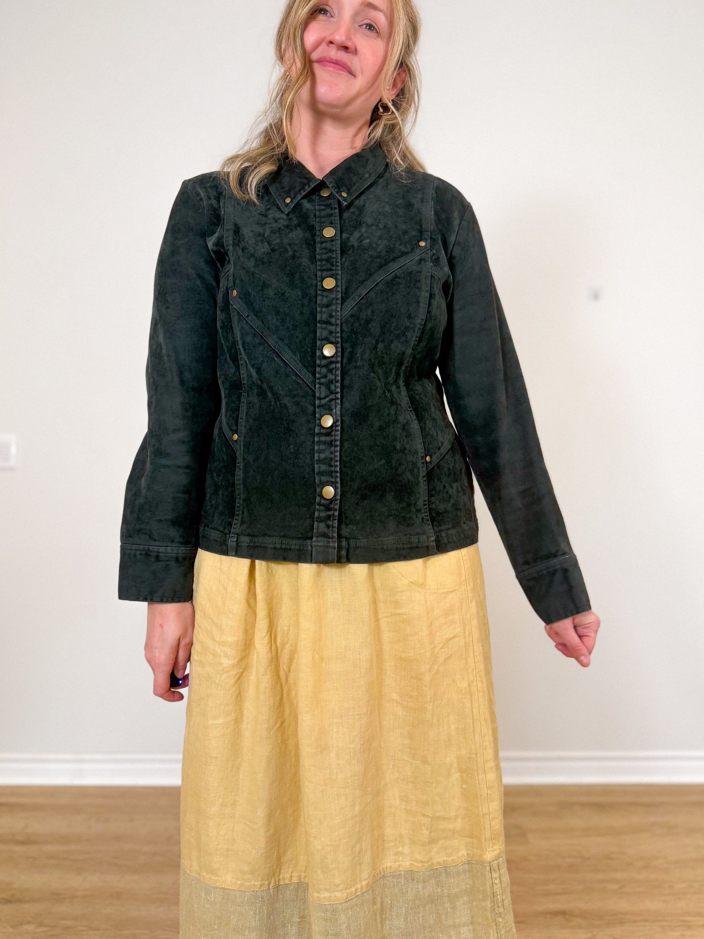 Vintage Jacket in Dark Green (Size L)