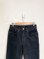 Denim Forum "The Arlo Hi-Rise Straight Jean in Black Eyeliner"(Size 29)