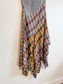 Anthropologie "Maeve Strapless Asymmetrical Midi Dress in Mixed Print" NWT (Size S)