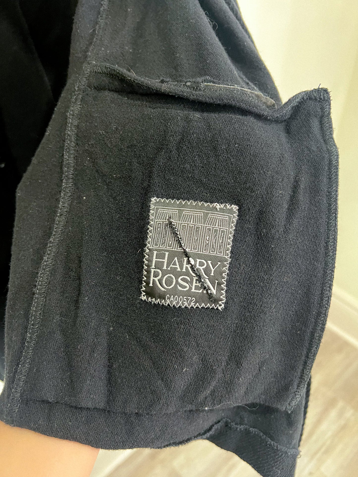 Vintage Harry Rosen x Armani Wool Coat in Black (Size M)