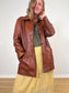 Vintage Bertanni Leather Jacket in Brown (Size L)