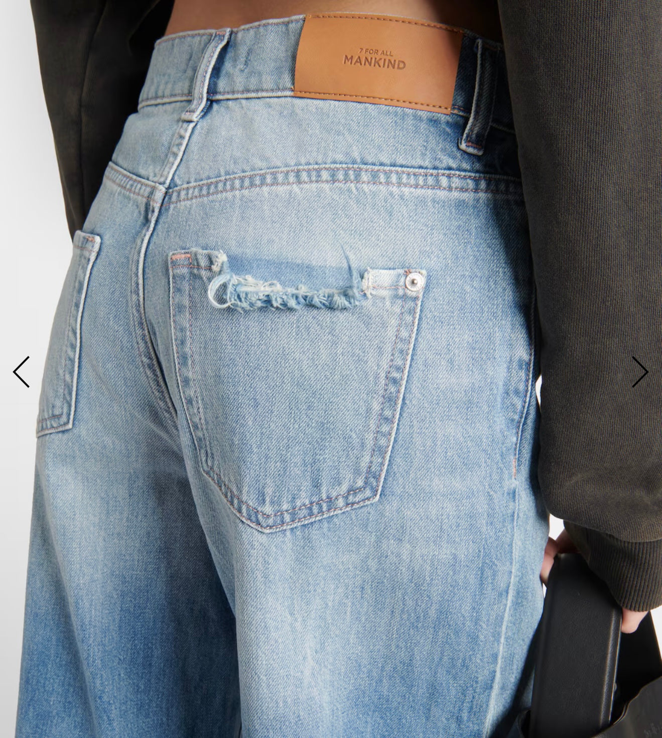 7 For All Mankind "Scout Wanderlust Jeans In Blue" NWT (Size 25)