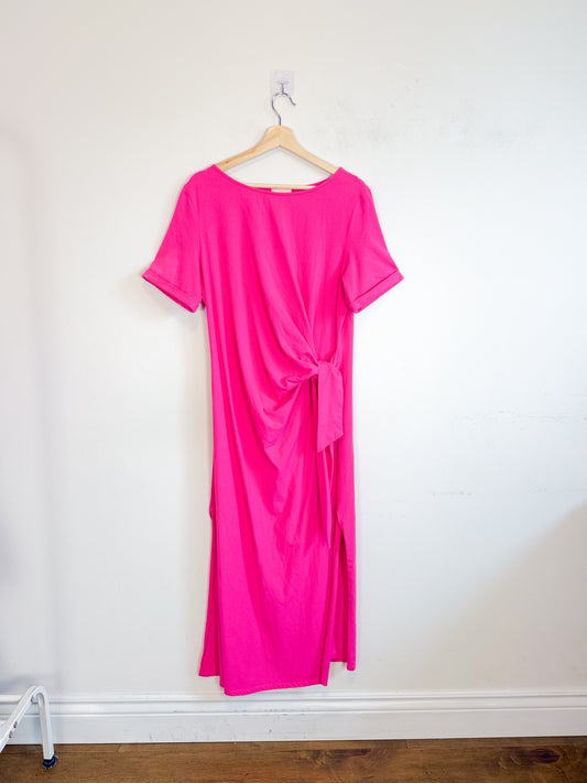 Sezane "Pippa Dress in Hot Pink" (Size XXL)
