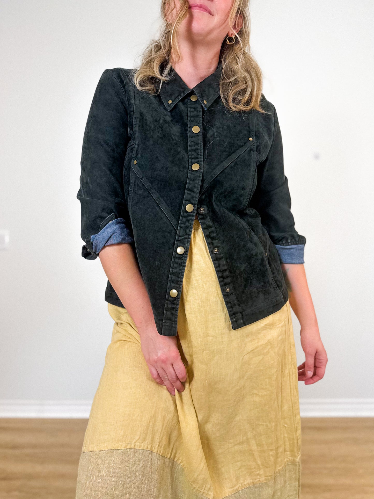 Vintage Jacket in Dark Green (Size L)