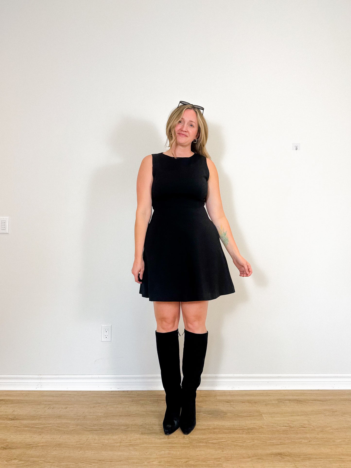 Spanx "Fit & Flare Dress in Black" (Size L)