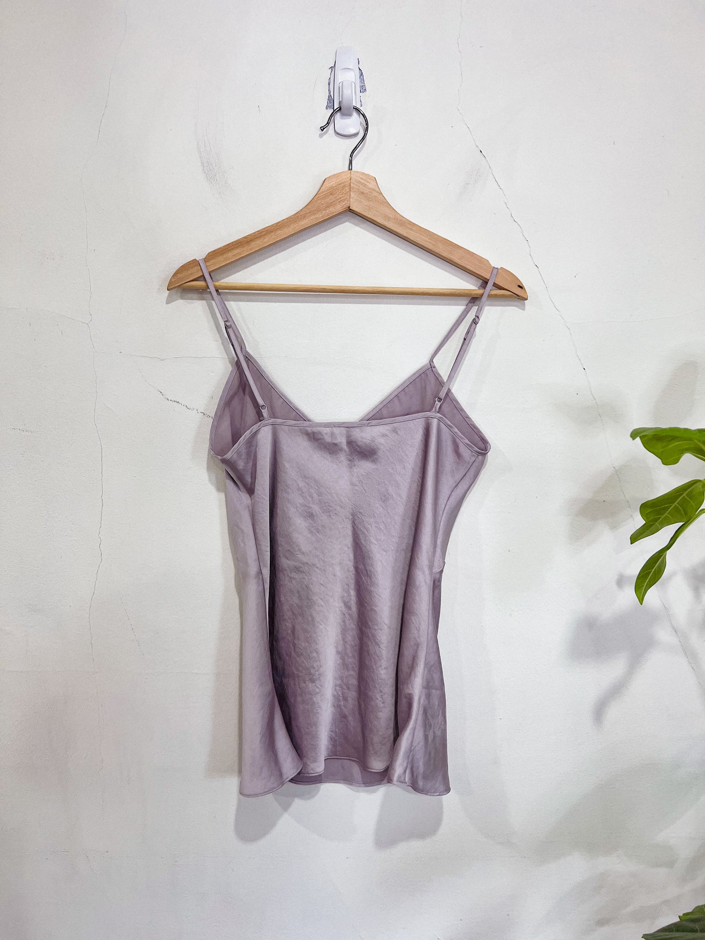 Wilfred Free Satin Camisole in Purple (Size M)