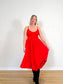 Torn by Ronny Kobo "Monica Dress in Red" (Size S/M)