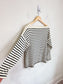 Andersen-Andersen "Boatsman Sweater in Navy/Cream Stripe (Size S/M)