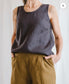 Cedar & Vine Slow Fashion "The Essential Tank in White" (Size XS-S)