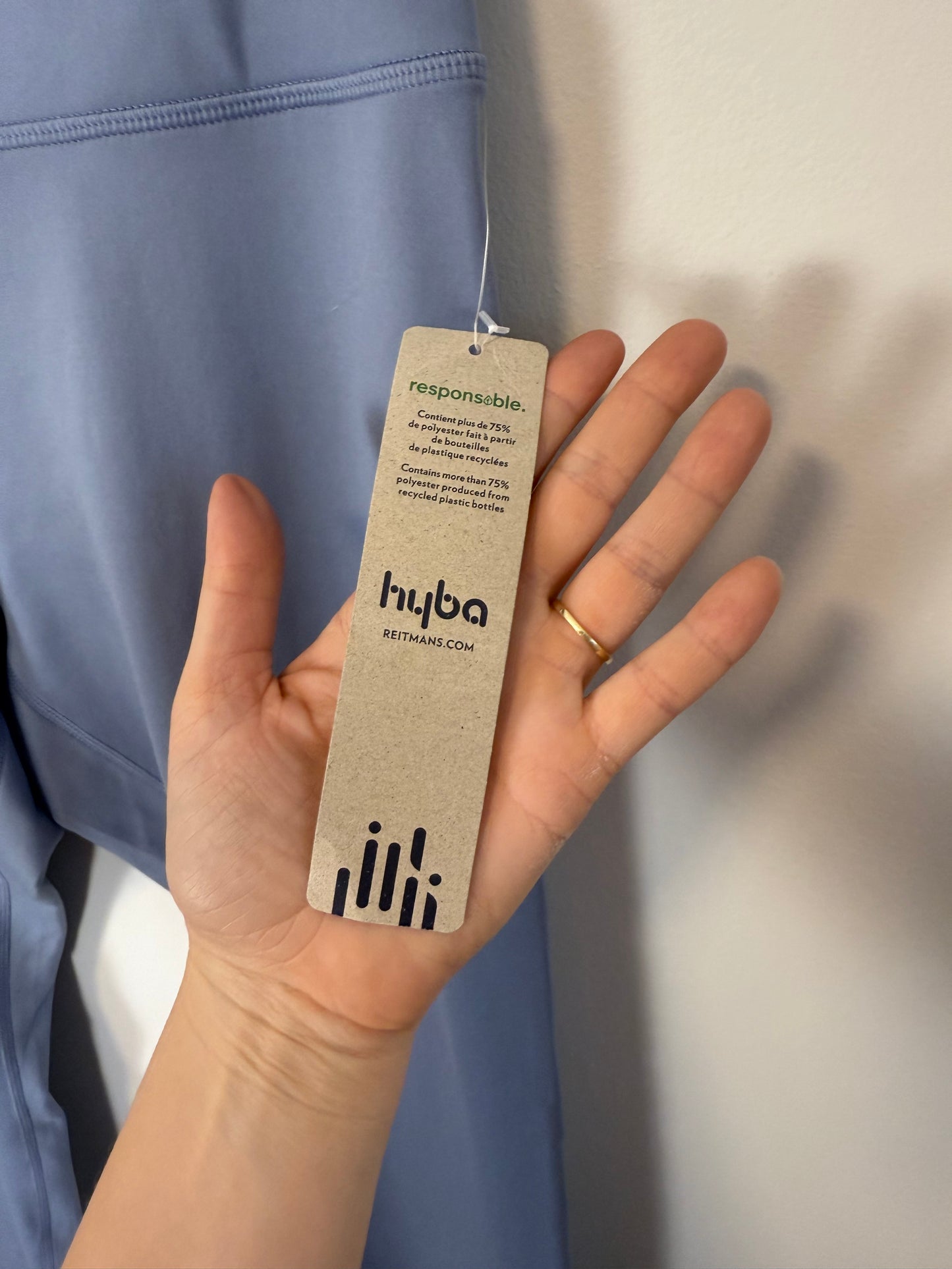 Hyba Athletic Tights in Slate Blue NWT (Size L)