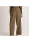 Madewell "Drapeweave Carley Wide-Leg Pants" in Brown (Size S)