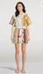 Soleil Soleil Sustainable Designer Brodie Linen Mini Dress (Size S)