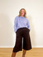 Uniqlo Wide Leg Culottes in Brown (Size M)