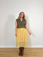 Banana Republic Linen Top in Dark Green (Size M)