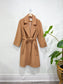 Abercrombie & Fitch "Double-Cloth Belted Wool-Blend Coat (Size S/M)