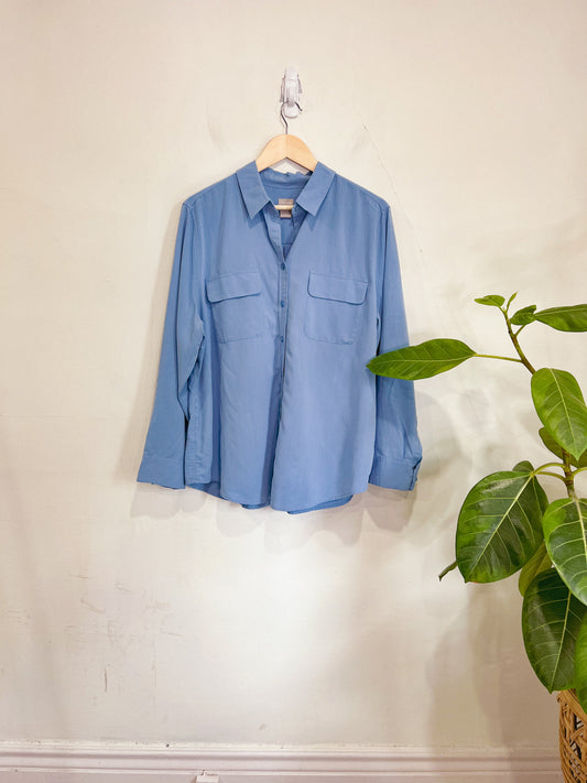 Blue Button Down (Size XL)