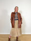 Vintage Bertanni Leather Jacket in Brown (Size L)