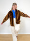 ALO Yoga "Ribbed Velour Mountain Side Shacket in Brow" (Size M/L)