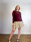 Vince Cashmere Sweater in Maroon (Size S)