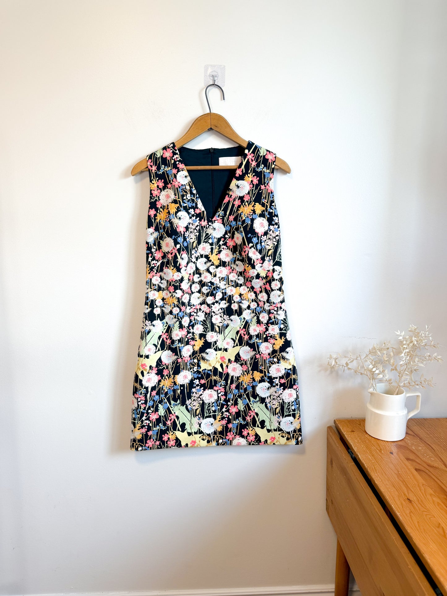 Peter Pilotto "Cady Dress V-Stam Floral Shift Dress" (Size L)