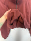 Lululemon "Scuba Oversized Full Zip Hoodie in Maroon" (Size XL/XXL)