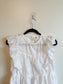 dRA Los Angeles White Eyelet Ruffled Blouse (Size S)