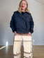 Massimo Duttio Short Trench Coat in Navy (Size M/L)