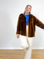 ALO Yoga "Ribbed Velour Mountain Side Shacket in Brow" (Size M/L)