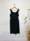 Who What Wear Front Lace Up Dress in Black (Size L)