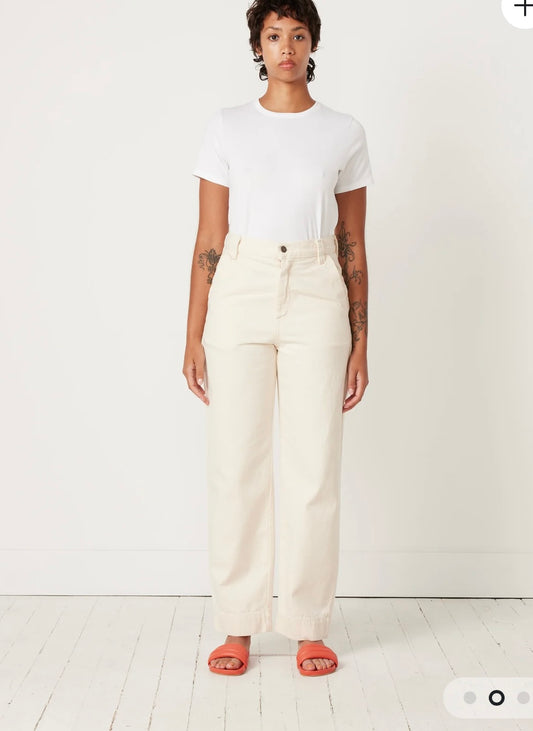 MARA HOFFMAN "Gia Pants in Natural" (Size 10)