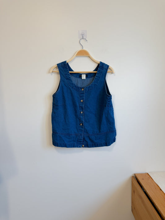 Vintage Denim Vest Top (Size M/L)