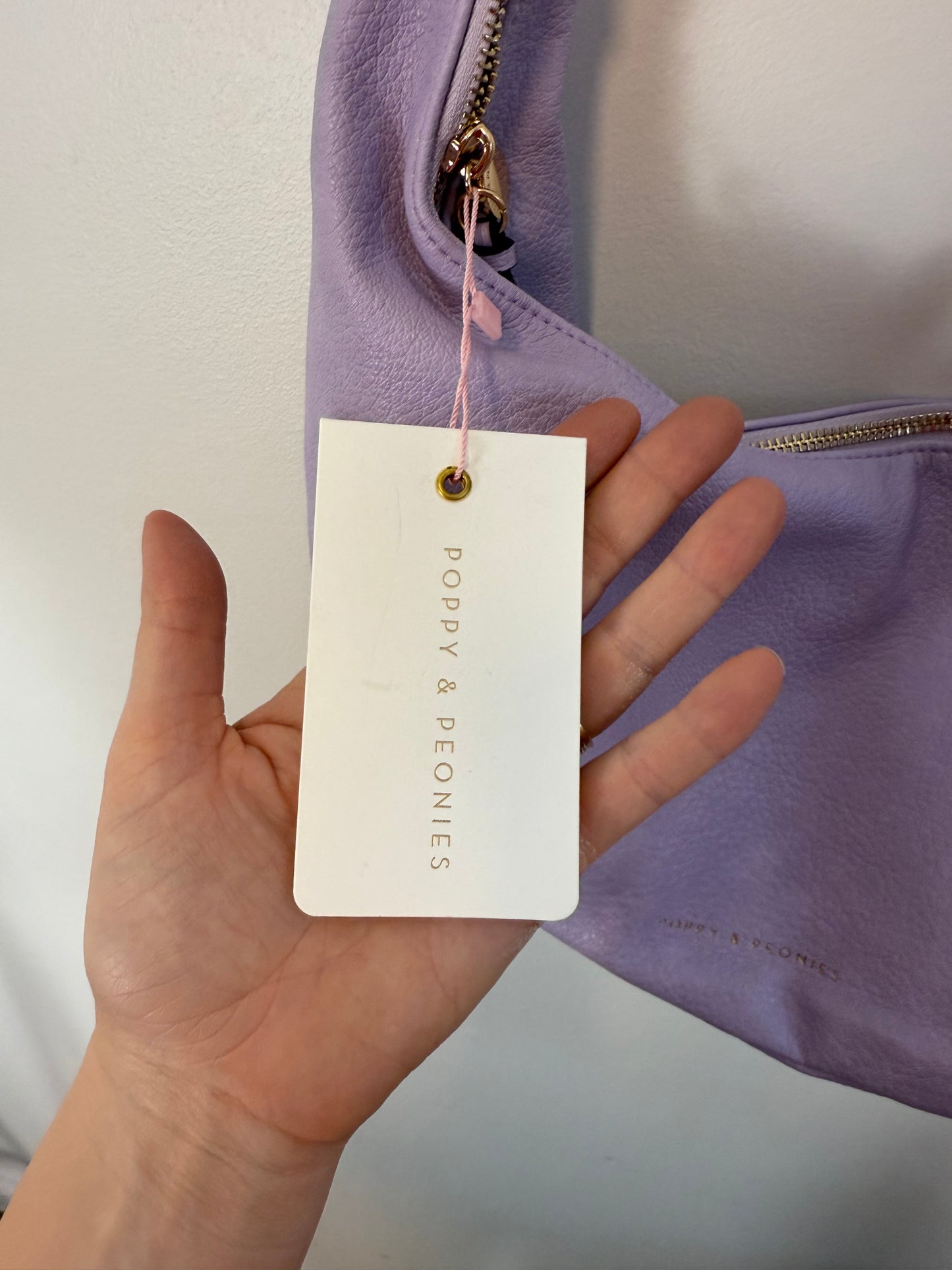 Poppy & Peonies "Over the Moon Purse in Purple" NWT