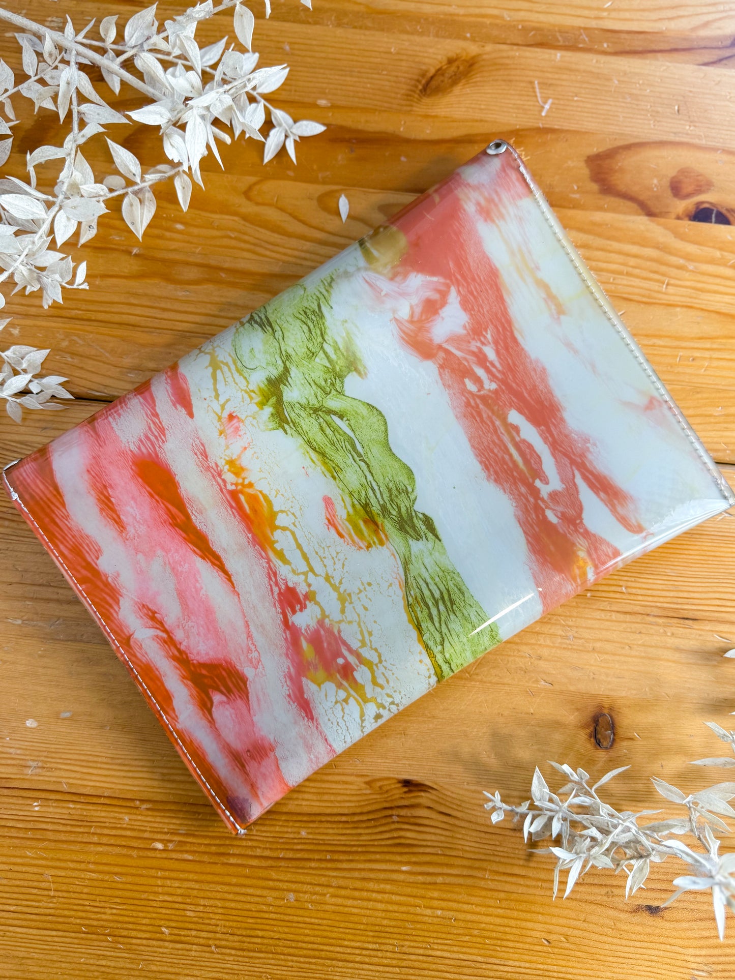 One of a Kind Plastic Multi-Colour Clutch Purse