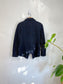 Marissa Webb Designer Wool Tweed Blazer in Navy (Size M)